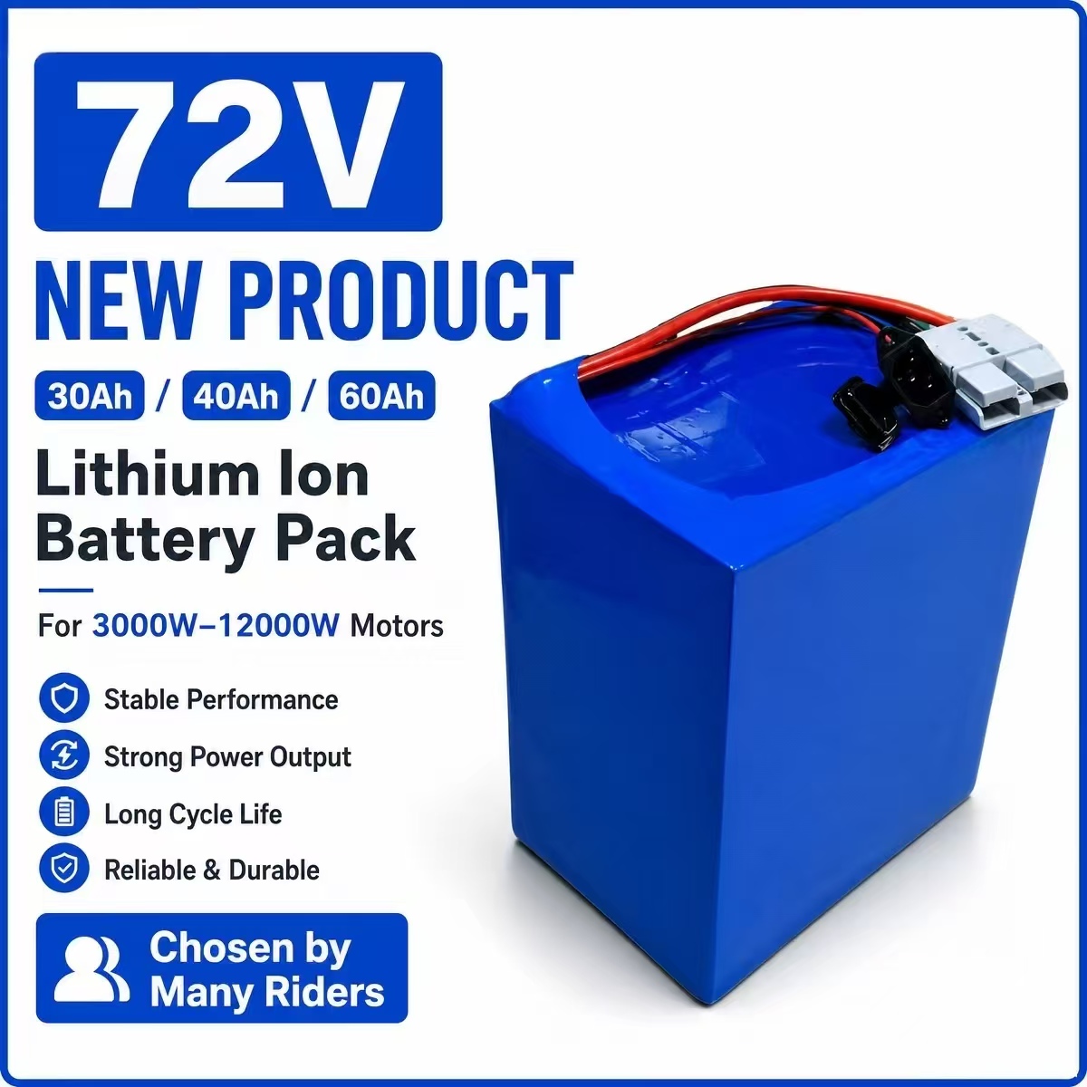 72V 30Ah Lifepo4 Battery Pack - 72V 30Ah 40AH 60Ah lityum iyon