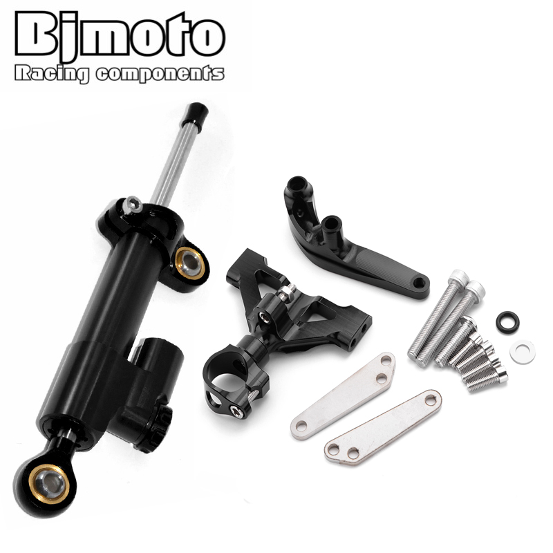 Steering Damper Stabilizer Kit Cnc - BJMOTO Motosiklet Direksiyon Amortisör Montaj Braketi
