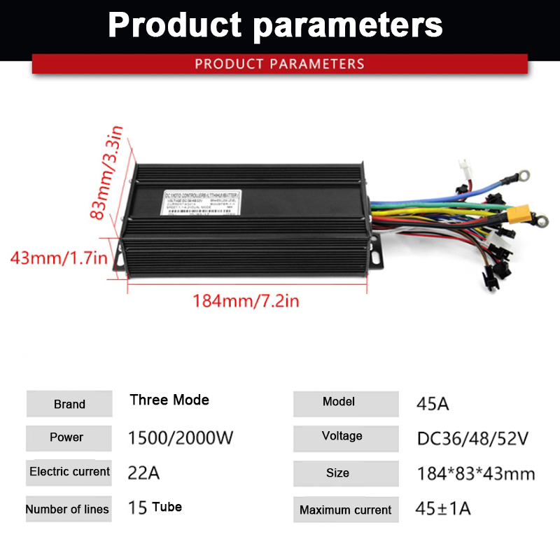 15 tüplü üç modlu 45A sinüs da - 72V 45A Dual Controller incelemesi ve fiyatı